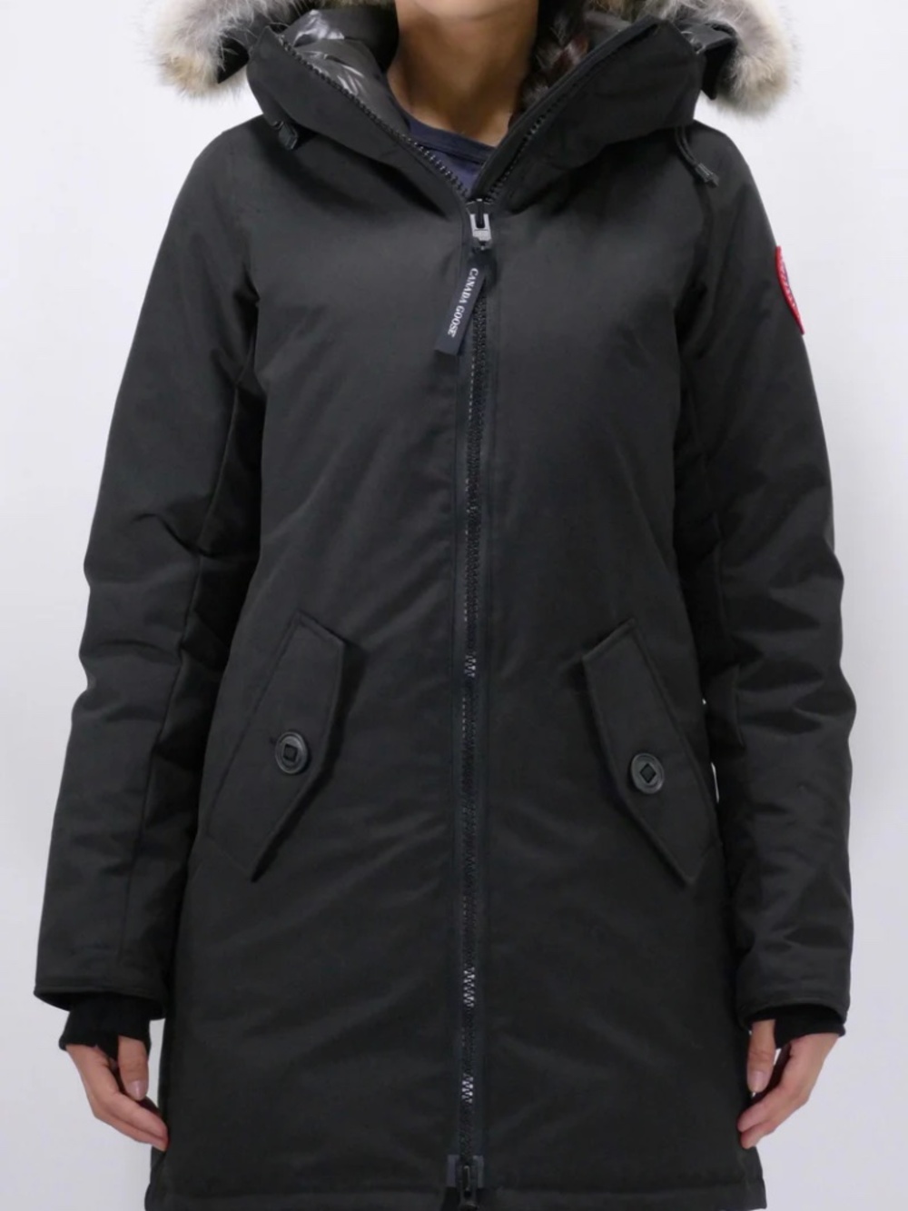 BNWT Canada Goose Rosemont Parka Size M Black Womens